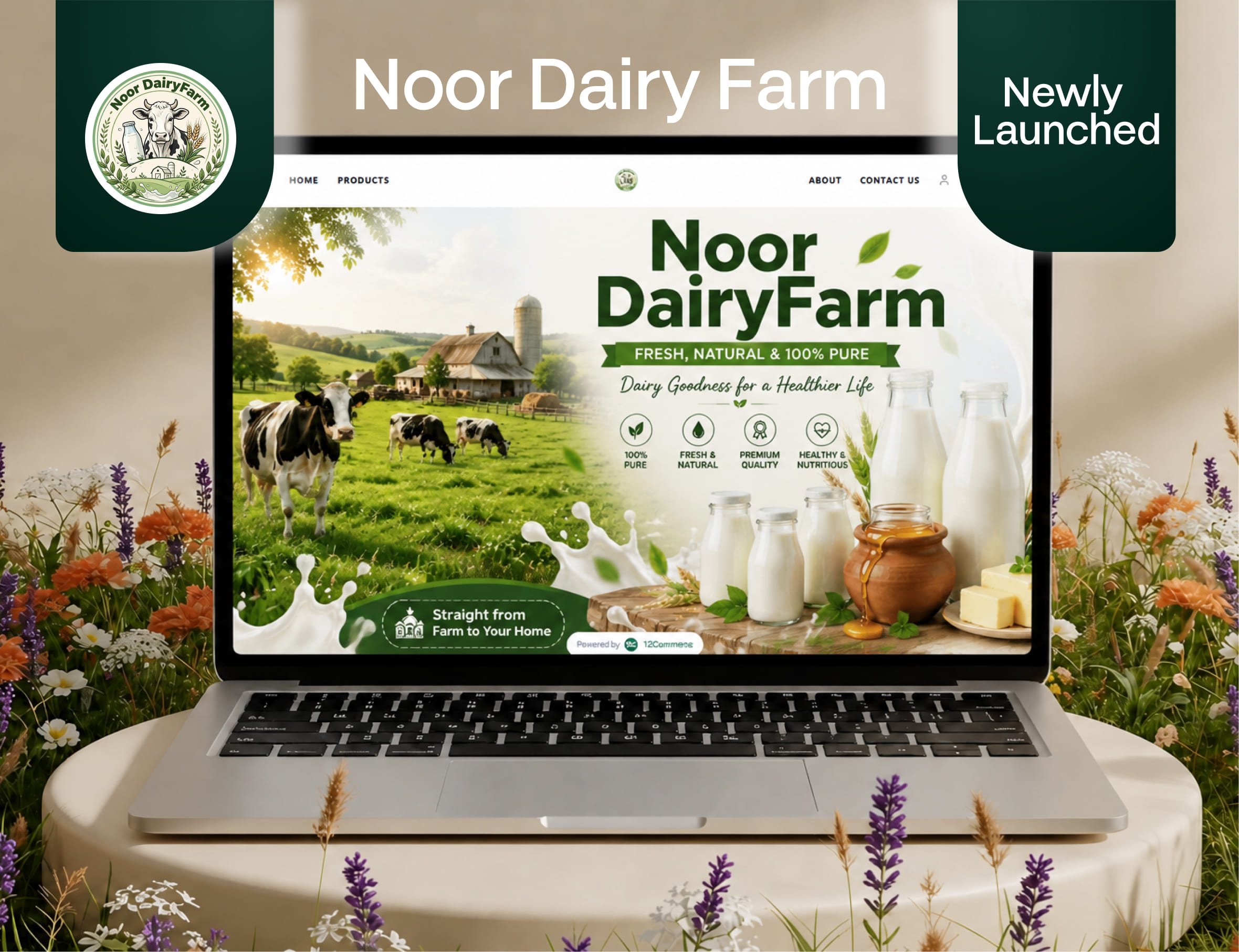 Noor dairy farm portfolio preview