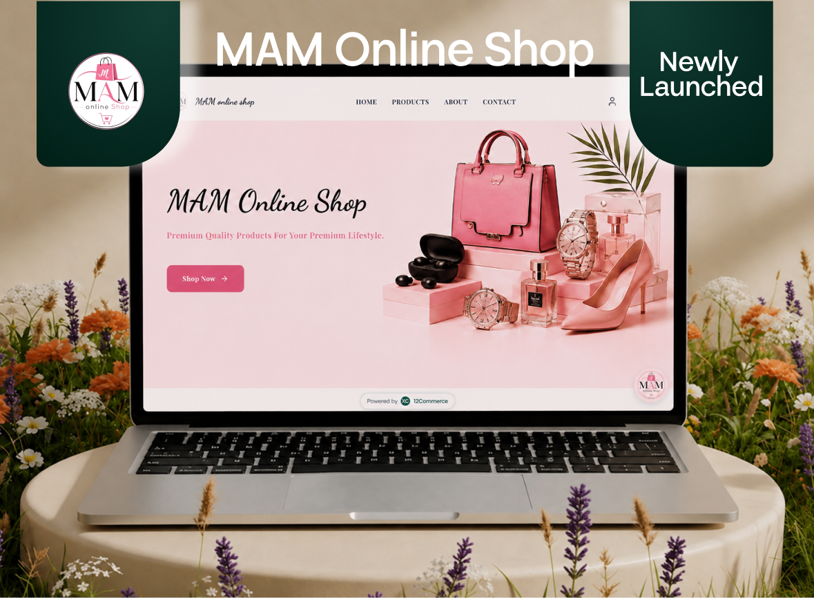 MAM online shop portfolio preview