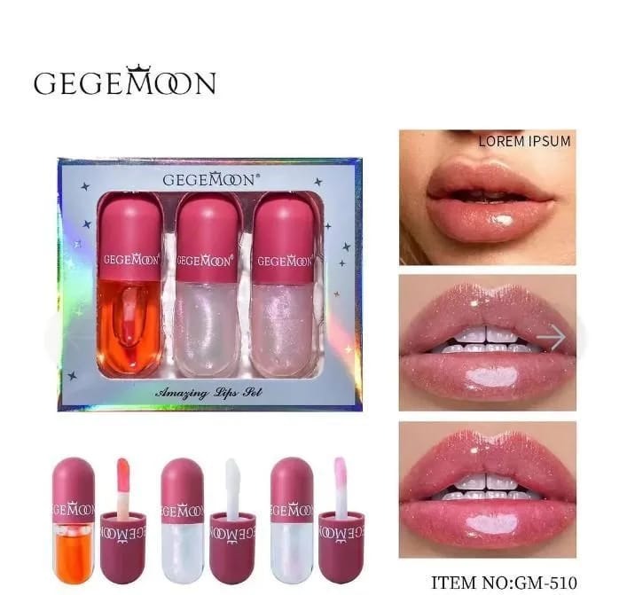 Shiny Lips Oil 3 PC's